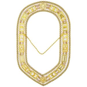 Masonic <b>Collar</b> Chain Custom Metal Regalia Chain with Pendant Holder and Decorative Details for Formal Events - Product Image 1