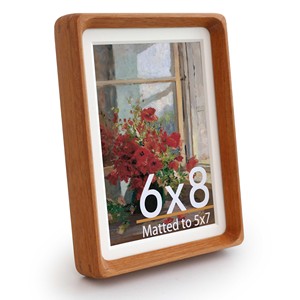 Natural <b>Oak</b> Wood 8x10 Photo <b>Frame</b> Wholesale | Modern Minimalist Picture <b>Frame</b> - Product Image 5