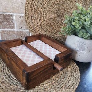 Designer Table Napkin Storage <b>Box</b> Decorative Dining Utility Luxury Tissue Holder for Hotels At Best Price By Exporter - Product Image 5