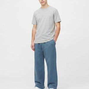 Pantalon de jogging en coton de haute qualité pour hommes, personnalisable avec logo, avec cordon de serrage, pour activités de plein air - Product Image 4