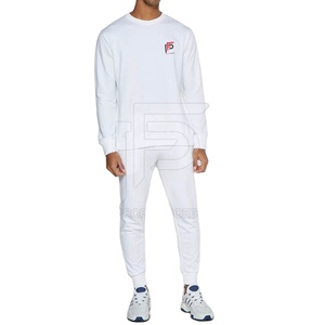 Conjunto Deportivo para Hombre, Sudadera con Capucha Blanca de Alta Calidad, Estilo Urbano Transpirable, Hombros Caídos, Puños y Dobladillo Personalizados con Rayas - Product Image 1