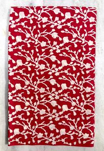 Tela de algodón Sanaganeri con estampado en bloque, tela estampada a mano en Jaipur, tela india para vestidos, proveedor mayorista de tela de algodón. - Product Image 6