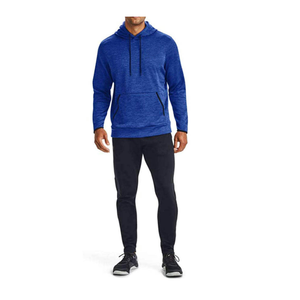 Sweat-shirt à capuche bleu royal pour homme, coupe classique, 100% coton, molleton français, pull décontracté, poche avant, respirant, coupe-vent, hiver - Product Image 2