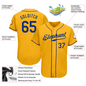 Camiseta de Béisbol Moderna para Equipos, con Sublimación y Bordado Aplicado, Ropa Deportiva para Clubes - Product Image 3