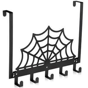 Colgador de puerta moderno de hierro, elegante organizador de pared para solución de almacenamiento en el hogar, cocina y baño - Product Image 3