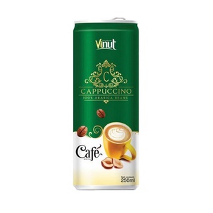 Boîte de conserve VINUT de 250 ml (en conserve) – Café Cappuccino Arabica personnalisé OEM sous marque privée – Fournisseurs et fabricants - Product Image 1