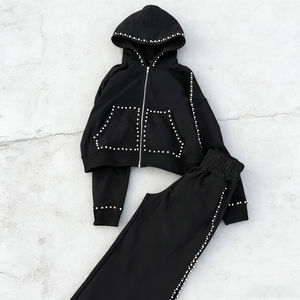 Conjuntos Deportivos Casuales para Hombre de Alta Durabilidad y Transpirabilidad, con Sudadera con Cierre de Cremallera y Pantalones Holgados - Product Image 6