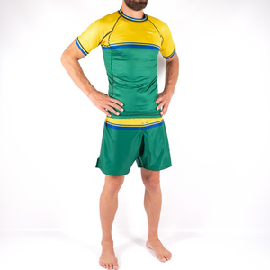 Pantalones Cortos MMA para Hombre, Diseño Moderno con Patrón Sólido, Logotipo Personalizado, Estilo Casual, Lona de Secado Rápido, Transpirables, 100% Poliéster, FLY HUMBLE - Product Image 2
