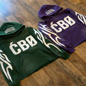 Sudaderas con Capucha para Hombre de Alta Calidad con Logotipo Personalizado, Bordadas, de Algodón Grueso, Felpa, Talla Grande, Sudaderas con Capucha Desgastadas para Hombre - Product Image 3