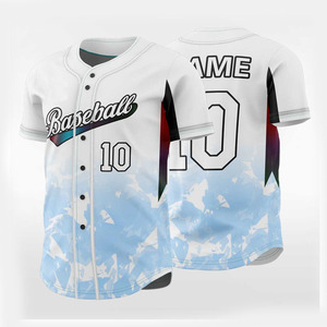 เสื้อเบสบอลผ้าโพลีเอสเตอร์ 100% เนื้อนุ่ม ราคาประหยัด ออกแบบเองได้ คุณภาพดี เสื้อเบสบอลแขนยาว - Product Image 1