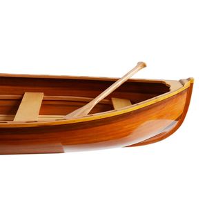 K197 - Whitehall <b>Wooden</b> Dinghy 5-Foot Display High Quality Durable Freestanding OMH Vietnam Home Craft 157.5Lx67Wx40H cm - Product Image 5