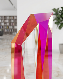 Trofeo de Cristal Acrílico con Impresión a Color, Personalizado con Logotipo Grabado, Impresión Offset, Duradero, Reciclable, Promocional - Product Image 4