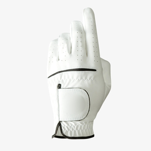 Men's Left-Handed 100% Soft Leather Sports <b>Glove</b> Super Breathable Fabric <b>Thin</b> Smoothing Face Gel for Outdoor Golf Custom Logo - Product Image 5