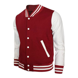Veste de baseball personnalisée pour homme, fabriquée en usine, à bas prix, de qualité supérieure, pour adultes et jeunes, en polaire colorée, sur mesure - Product Image 4