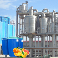 Industriële Citrus Sinaasappelsap Verwerking Machine Fruit Concentraat Productielijn Fabriek
