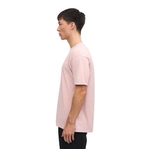 T-shirt uni à col rond et manches courtes pour homme, coupe droite classique, jersey décontracté, personnalisable, fabrication OEM, vente en gros, directement de l'usine. - Product Image 2