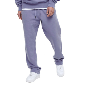 Pantalones Deportivos de Lavanda para Hombre, Cintura Elástica con Cordón, Pantalones Casuales de Algodón, Peso Medio, Transpirables, con Bolsillos Laterales, Tejido de Punto, para Otoño - Product Image 3