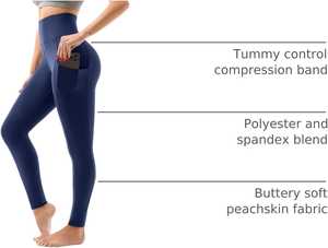 Leggings de sport HyperFlex Victory Fit Activewear Leggings MotionCore Stretch Leggings - Product Image 3