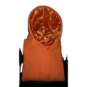 Sudadera con Capucha Personalizada de Felpa 100% Algodón para Hombre, Estilo Holgado, Impresión Puff, Cierre Completo, Forro Satinado, Color Sólido, Invierno, Logotipo Personalizado - Product Image 1