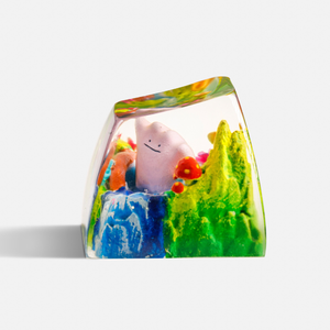 Teclas Artesanales Bosque Místico, Teclas Artesanales Personalizadas, Teclas Anime Lindas, Teclas Verdes, Juego de Teclas, Teclas de Madera - Product Image 1