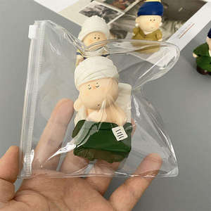 Sacs à fermeture éclair en PVC recyclable, transparents, avec logo personnalisé du fabricant, petit format, pour emballage de bijoux et de lunettes, meilleur prix du Vietnam - Product Image 4