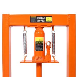 6 Ton Hydraulic Press Adjustable <b>Working</b> <b>Table</b> H Frame Garage Floor Press with Benchtop Hydraulic Shop Press for Garage Use - Product Image 6