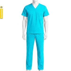 SAMAVIA Unisex Short Sleeve High-Design Scrubs Suit for Patients <b>Doctors</b> Hospital Staff Hospital Uniforms Manufacturer - Product Image 6