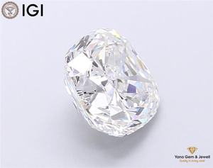 เพชร CVD ทรงสี่เหลี่ยมคุชชั่น สี E ความสะอาด VS2 น้ำหนัก 1.00 กะรัต พร้อมใบรับรอง IGI สำหรับแหวน Forever Yours - Product Image 6