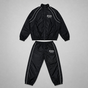 Custom Men Nylon Tracksuit <b>Set</b> Waterproof Windbreaker Jacket Jogger Pants <b>Set</b> - Product Image 3
