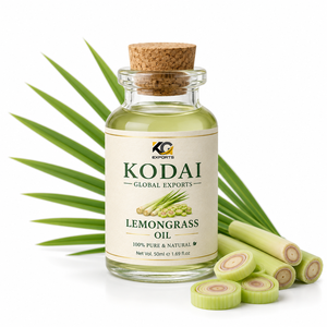 Aceite Esencial de Limoncillo de Tamil Nadu 100% Puro y Natural de Primera Calidad, Destilado al Vapor, para Aromaterapia y Cuidado Facial, Kodai Global Export - Product Image 1