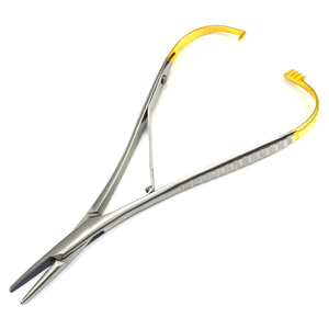 Portaagujas quirúrgico Mathieu con mordazas finamente dentadas para un manejo preciso de las agujas de sutura - Product Image 5