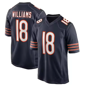 Nueva Llegada, Jersey de Fútbol Americano Unisex de Manga Corta al por Mayor para Adultos, Personalizado con Impresión por Transferencia de Calor, Transpirable - Product Image 4