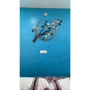 Décoration murale moderne en cercles métalliques dorés, art mural de luxe, décoration intérieure classique. - Product Image 5