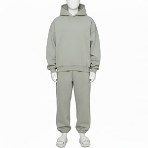 Conjuntos Deportivos Personalizados de Alta Calidad al por Mayor, Conjuntos Deportivos Transpirables de Algodón y Felpa - Product Image 2