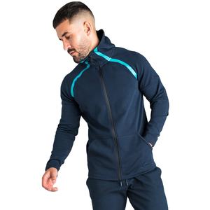 Chándal con logotipo personalizado de poliéster para hombre, ropa deportiva informal para exteriores, ropa de abrigo larga para hombre, chándales deportivos - Product Image 2