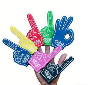 Mini Dita in Schiuma EVA Morbida, Vivaci e a Colori Vivaci, Personalizzabili, Affidabili, per Eventi Competitivi e Tifo, Ideali per il Rally, Vendita all'Ingrosso - Product Image 1