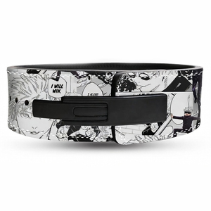 Ceinture de musculation professionnelle OEM en cuir de vachette respirant de 10 mm d'épaisseur, unisexe, avec levier, style anime - Product Image 2