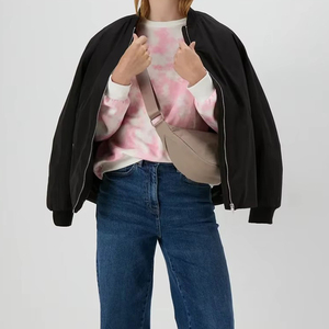 New Fashion Custom Logo Streetwear Crew Neck Cotton Fleece Winter Womens Oversize Trendy Comfy Sweatshirt - Product Image 4