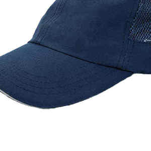 Casquettes de baseball classiques bleues confortables, logo personnalisé, mode unisexe, streetwear, casquettes de baseball OEM fabriquées en usine - Product Image 4