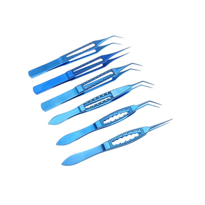 คีมจับของเหลวในตาแบบ Castroviejo คีมผูกสายตา เครื่องมือผ่าตัดตา เครื่องมือผ่าตัดขนาดเล็ก ใช้ซ้ำได้ แม่นยำสูง - Product Image 3