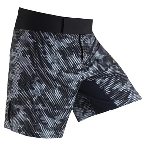 กางเกงชกต่อสู้ออกแบบเองได้ กางเกงกราปลิง BJJ MMA ผ้าโพลีเอสเตอร์ แห้งเร็ว กางเกงต่อสู้แบบปรับแต่งได้ คุณภาพสูง ชุดศิลปะการต่อสู้ - Product Image 2