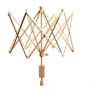 Adjustable Wooden <b>Yarn</b> <b>swift</b> Beech Wood Knitting Winder Foldable <b>yarn</b> holder for knitting room display - Product Image 4