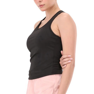 Custom Logo Women Gym Fitness Wear Built-in Bra Padded Tank Top Quick Dry Athletic Yoga Sports <b>Singlet</b> - Product Image 1