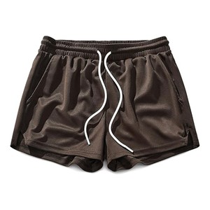 Pantalones Cortos para Hombre, Color Naranja Sólido, Ecológicos, Transpirables, de Secado Rápido, Cintura Elástica, Casuales, 100% Poliéster Tejido, ODM - Product Image 5