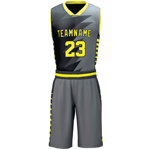 Maillot de basket-ball personnalisé pour équipes masculines, en mesh réversible, broderie de haute qualité, sublimation - Product Image 5