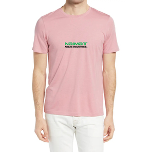 Naimat Abbas Industries Men's Short Sleeve T-Shirt Regular Fit O-Neck Printed Letter Design Casual Style Jersey Knitted <b>Cot</b> - Product Image 5