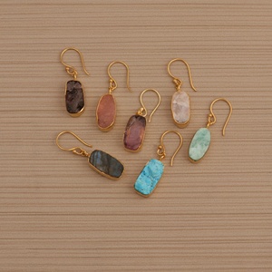 Boucles d'oreilles en plaqué or Labradorite faite à la main Boucles d'oreilles Boho en gros pour les femmes Fournisseur de bijoux de guérison spirituelle - Product Image 6