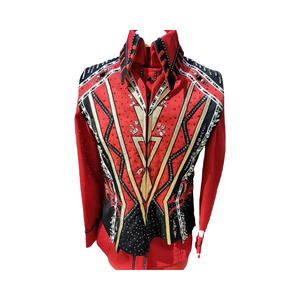 Veste d'équitation et chemise personnalisées Western Rodeo Queen Showmanship pour la performance - Product Image 1