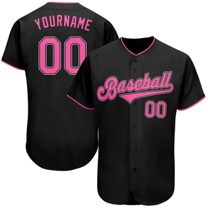 Uniformes de Béisbol Personalizados al por Mayor de Alta Calidad, Ropa Deportiva Transpirable de Secado Rápido, Uniforme de Entrenamiento 100% Poliéster - Product Image 2