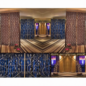 Decoración de Pared con Velas Brillantes para Bodas, Hermosas Paredes de Velas Metálicas para Bodas, Últimos Modelos de Paredes de Velas para Bodas en EE. UU. - Product Image 1